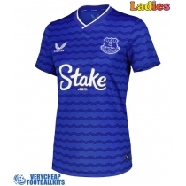 Everton Michael Keane #5 Replica Home Shirt Ladies 2025-26 Short Sleeve
